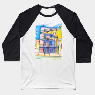 Lisboa. Costa do Castelo. Baseball T-Shirt